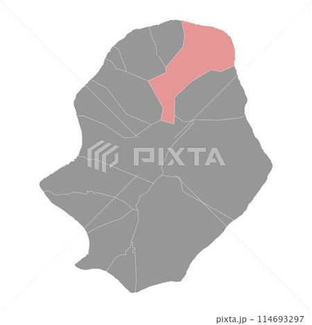 Mutalau village map, administrative division of Niue. Vector illustration. Mutalau village map, administrative division of Niue. Vector illustration. 114693297
