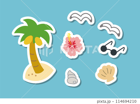 夏 バケーション シール 夏 バケーション シール 114694210