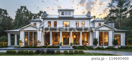 Charming House With Spacious Front Porch and Yard Charming House With Spacious Front Porch and Yard 114695400