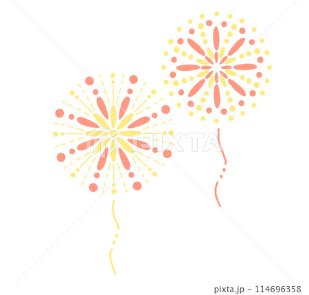 花火のイラスト素材 114696358