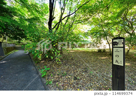 浜松市　遠江「二俣城」の石垣と曲輪 114699374