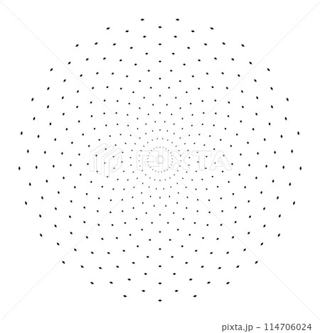 Abstract Radial Circle Dots Pattern. Abstract Radial Circle Dots Pattern. 114706024