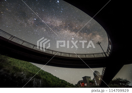 福島県　星の村天文台の天の川 114709929