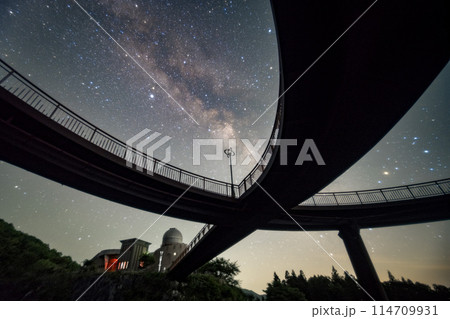 福島県 星の村天文台の天の川 福島県 星の村天文台の天の川 114709931