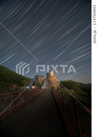 福島県　星の村天文台の天の川 114709945