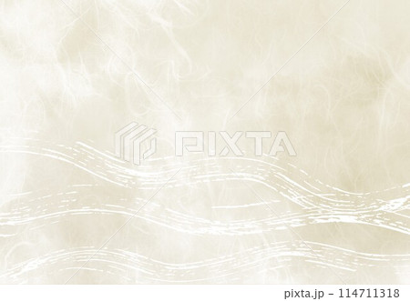 雲竜紙筆あと柄ベージュ 114711318