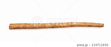 Burdock Root (Gobo) on white background. 114711650