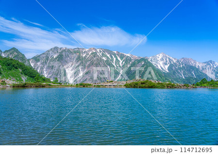 【山岳素材】夏の唐松岳・八方池【長野県】 114712695