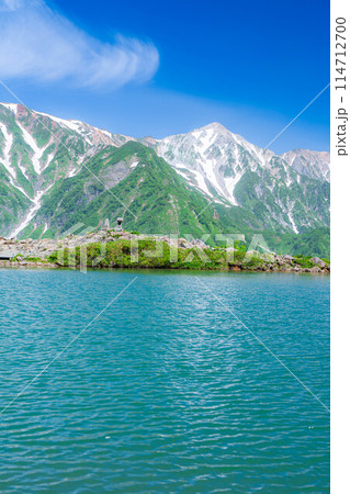 【山岳素材】夏の唐松岳・八方池【長野県】 【山岳素材】夏の唐松岳・八方池【長野県】 114712700