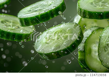 フレッシュなきゅうり　スタジオ写真7　AI生成画像 114713038