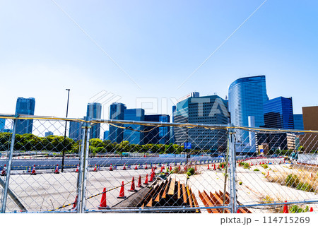 東京 工事が続く環状第2号線築地周辺 2024.05 c-2 高コントラスト 東京 工事が続く環状第2号線築地周辺 2024.05 c-2 高コントラスト 114715269