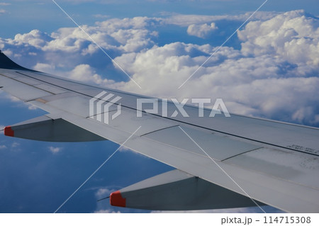飛行機の翼 飛行機の翼 114715308