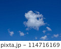 Nature of blue sky with clouds 114716169