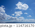 Nature of blue sky with clouds 114716170