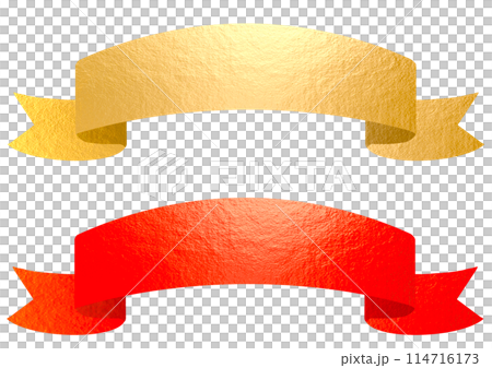 テクスチャリボンのフレームセット テクスチャリボンのフレームセット 114716173