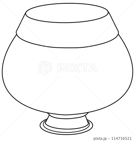 The Alms Bowl of Monks in Buddhism Doodle The Alms Bowl of Monks in Buddhism Doodle 114716521