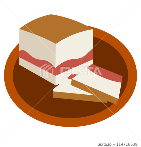 ウクライナ料理サーロ のアイコンイラスト 114716639