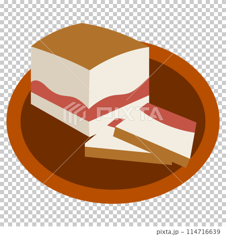 ウクライナ料理サーロ のアイコンイラスト 114716639