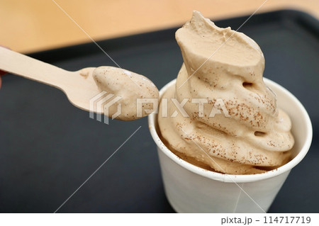 カップ入りコーヒーソフトクリーム カップ入りコーヒーソフトクリーム 114717719