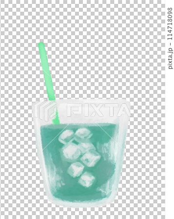 冷飲手繪插畫 冷飲手繪插畫 114718098