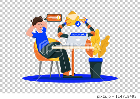 Autoresponders automate email replies. Autoresponders automate email replies. 114718495