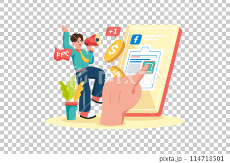 PPC advertiser running ad campaigns based on SEO. 114718501