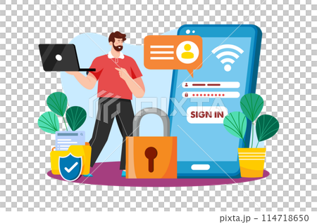 Users can access their emails from multiple devices with email service. 114718650