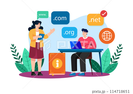Email service providers offer customizable email domains for businesses. 114718651