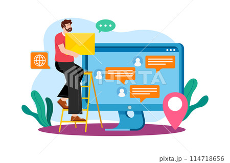 Email threading organizes related messages into conversational threads. 114718656