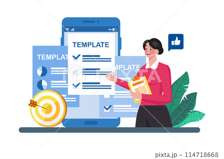 Online survey platforms offer customizable options. 114718668