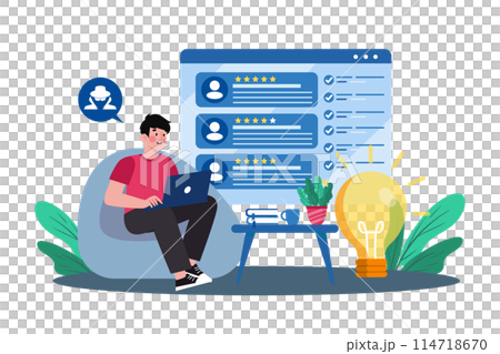 Surveys allow for anonymous and honest feedback. 114718670