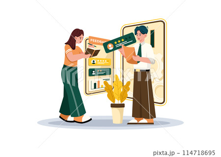 Support team leader guides agents using customer feedback. 114718695