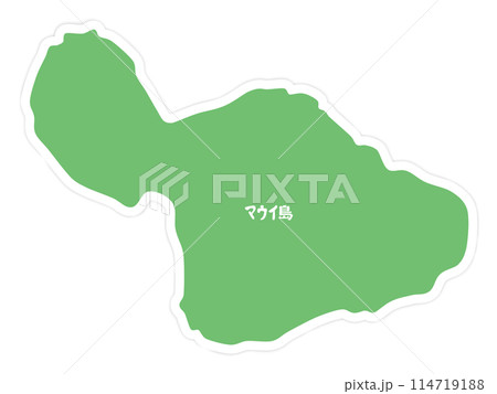マウイ島の形 114719188