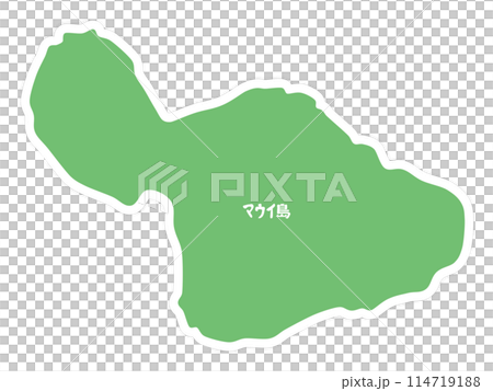 マウイ島の形 114719188