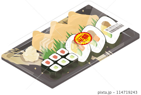 割引された助六寿司 114719243