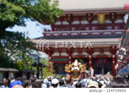 ぼかし写真、日本の東京、浅草のお土産や風景 ぼかし写真、日本の東京、浅草のお土産や風景 114719928