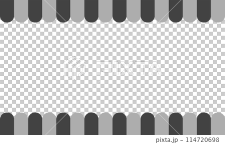 方形花圈的單色框架 114720698