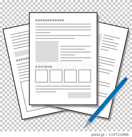 書類とペン ビジネス 書類とペン ビジネス 114721066