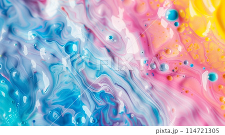 Mixing pastel hues gives a vivid, complete color display. Mixing pastel hues gives a vivid, complete color display. 114721305