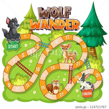 Wolf Wander Board Game Adventure 114721767