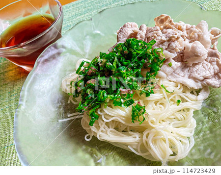 豚しゃぶそうめん 豚しゃぶそうめん 114723429