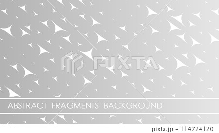 Horizontal sparkle mosaic abstract background with aluminum gradient, cover, site presentation in HD format. UI template layout for web design of internet products. Vector banner 114724120