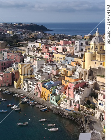 The island of Procida before the evening 114724143