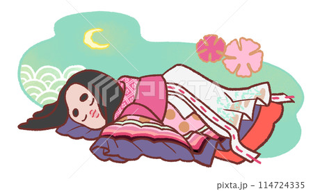 十二単を着た女性(3) 十二単を着た女性(3) 114724335