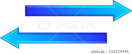 グラフィック素材「矢印・互換性」 グラフィック素材「矢印・互換性」 114724345