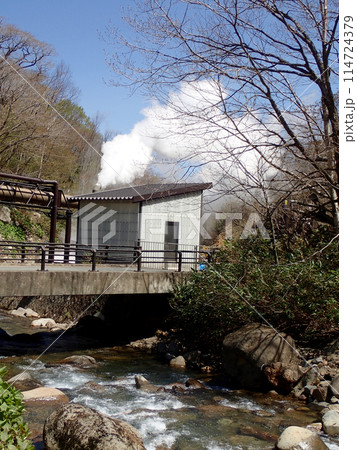 松川温泉地熱発電所 114724379