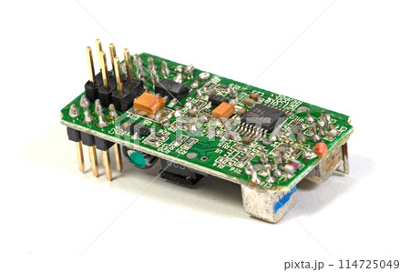 Small computer processing unit system on micro chip printed circuit board(PCB) at finger size 114725049