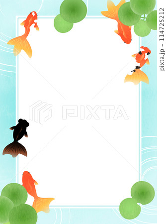 金魚の背景素材_6 金魚の背景素材_6 114725212