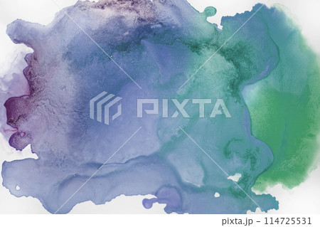 水彩風の背景素材 アルコールインク 水彩風の背景素材 アルコールインク 114725531