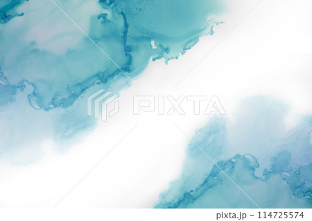 水彩風の背景素材 アルコールインク 水彩風の背景素材 アルコールインク 114725574
